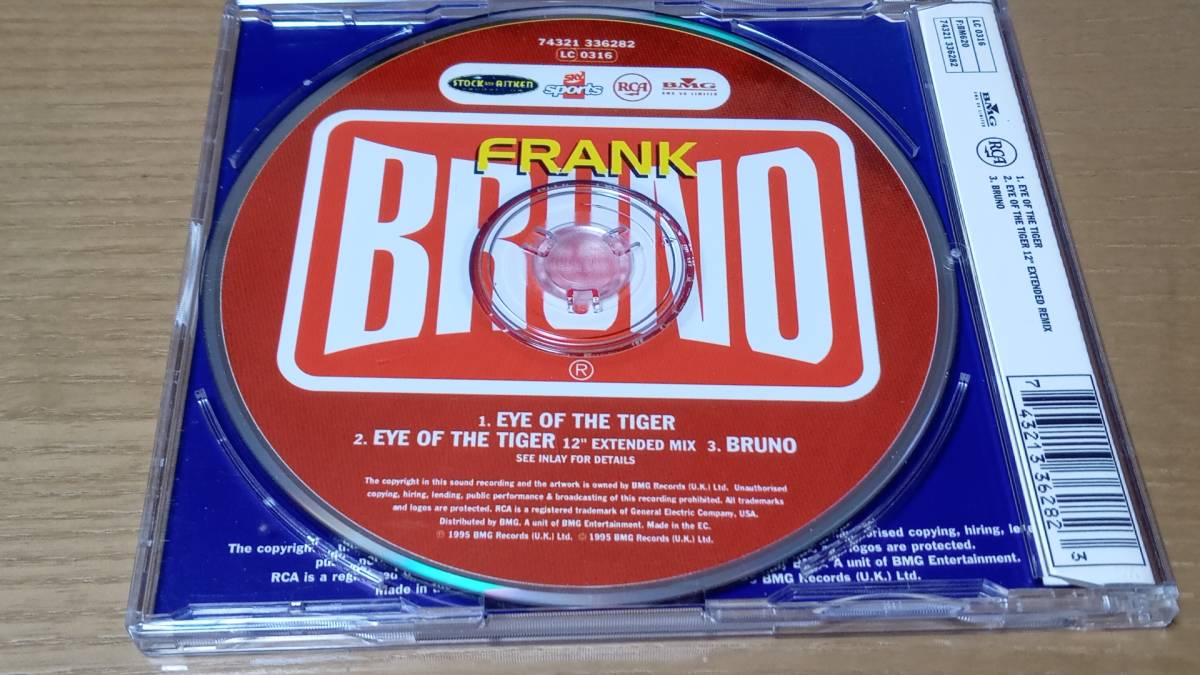 【PWL】◇CD 中古 ◇Frank Bruno / Eye of the Tiger ◇ 【Produced By Stock / Aitken】 ◇輸入盤◇【全３曲収録】シングル盤