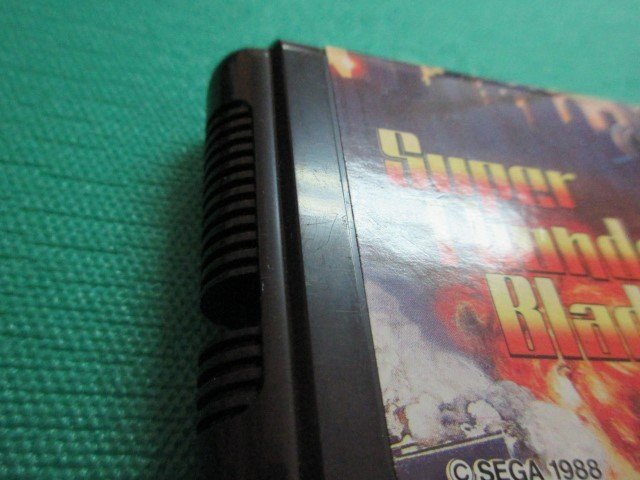  Mega Drive super Thunder blade instructions lack of ①