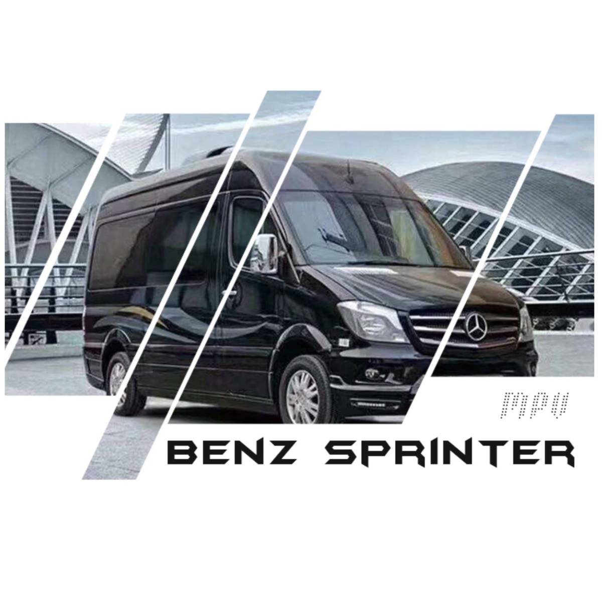 1/24 Mercedes Benz Sprinter MPV Van модель машина миникар передняя фара лампочка-индикатор pullback тип 