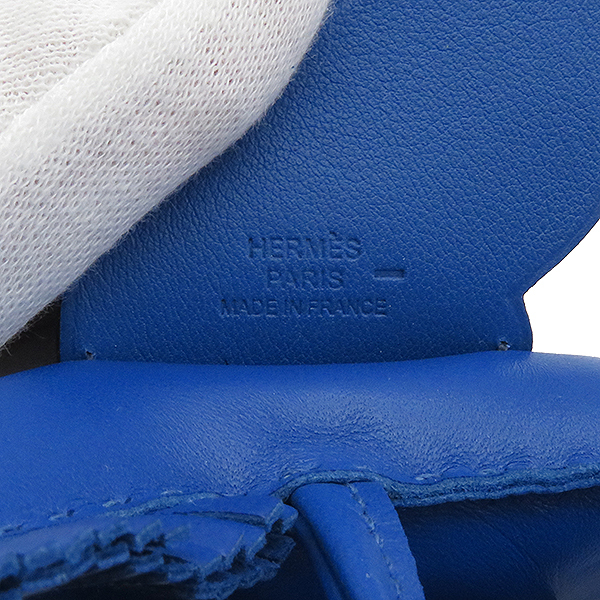 エルメス バッグチャーム ロデオMM ペガサス ソーブルー ブルーフランス リザード アニューミロ Z刻印(2021年製) 青 - 4