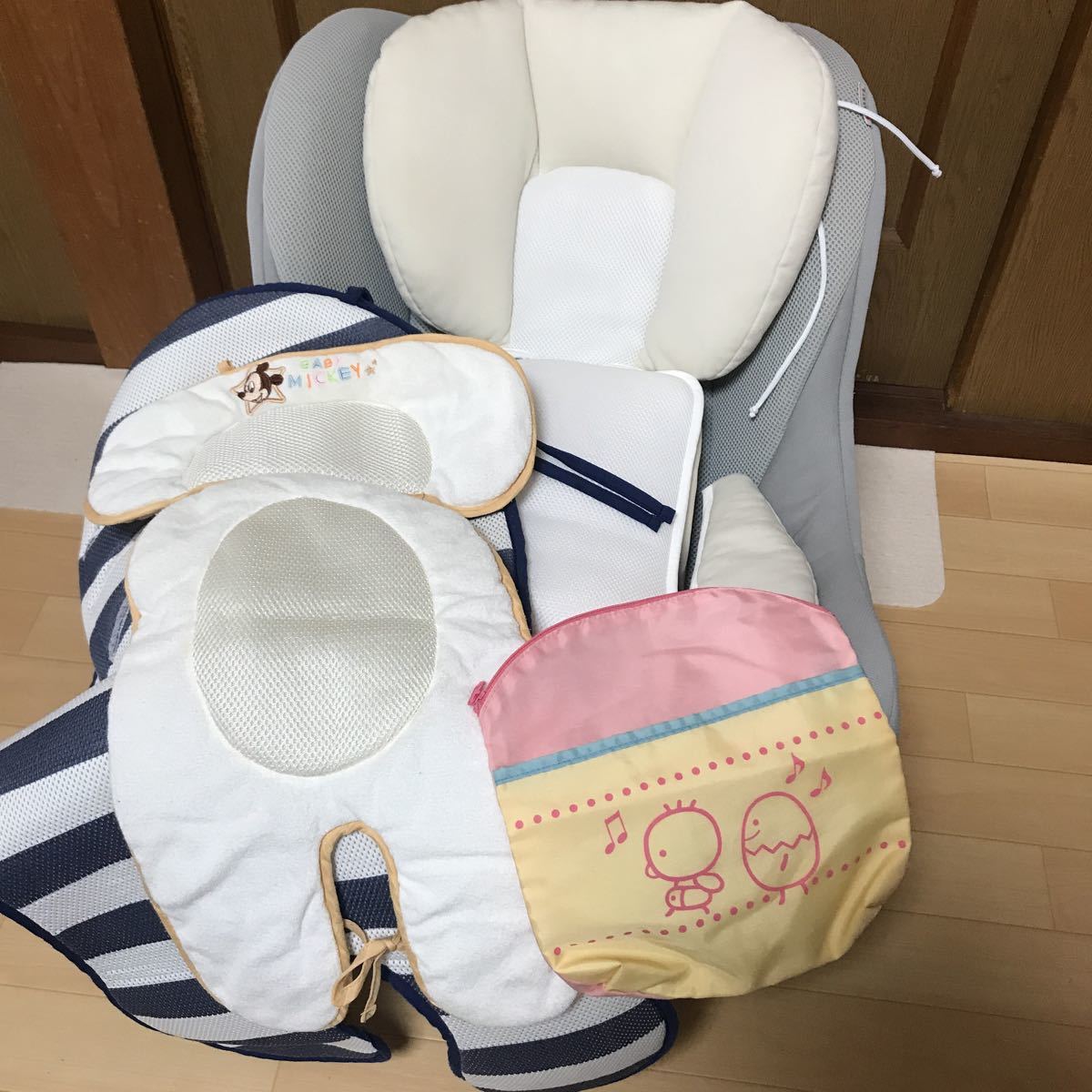  pick up only TAKATA Takata child seat newborn baby from mat attaching safety Kids baby Tama .. Homme tsu inserting cover 