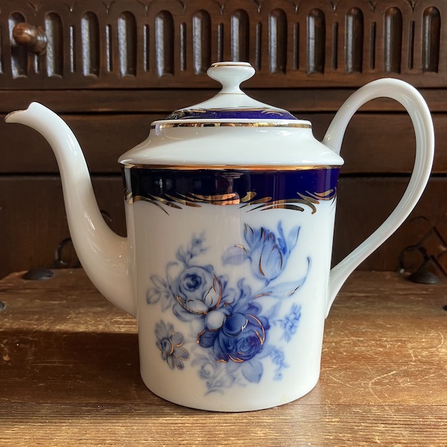 Limoges Limo -ju teapot sugar pot creamer rose 