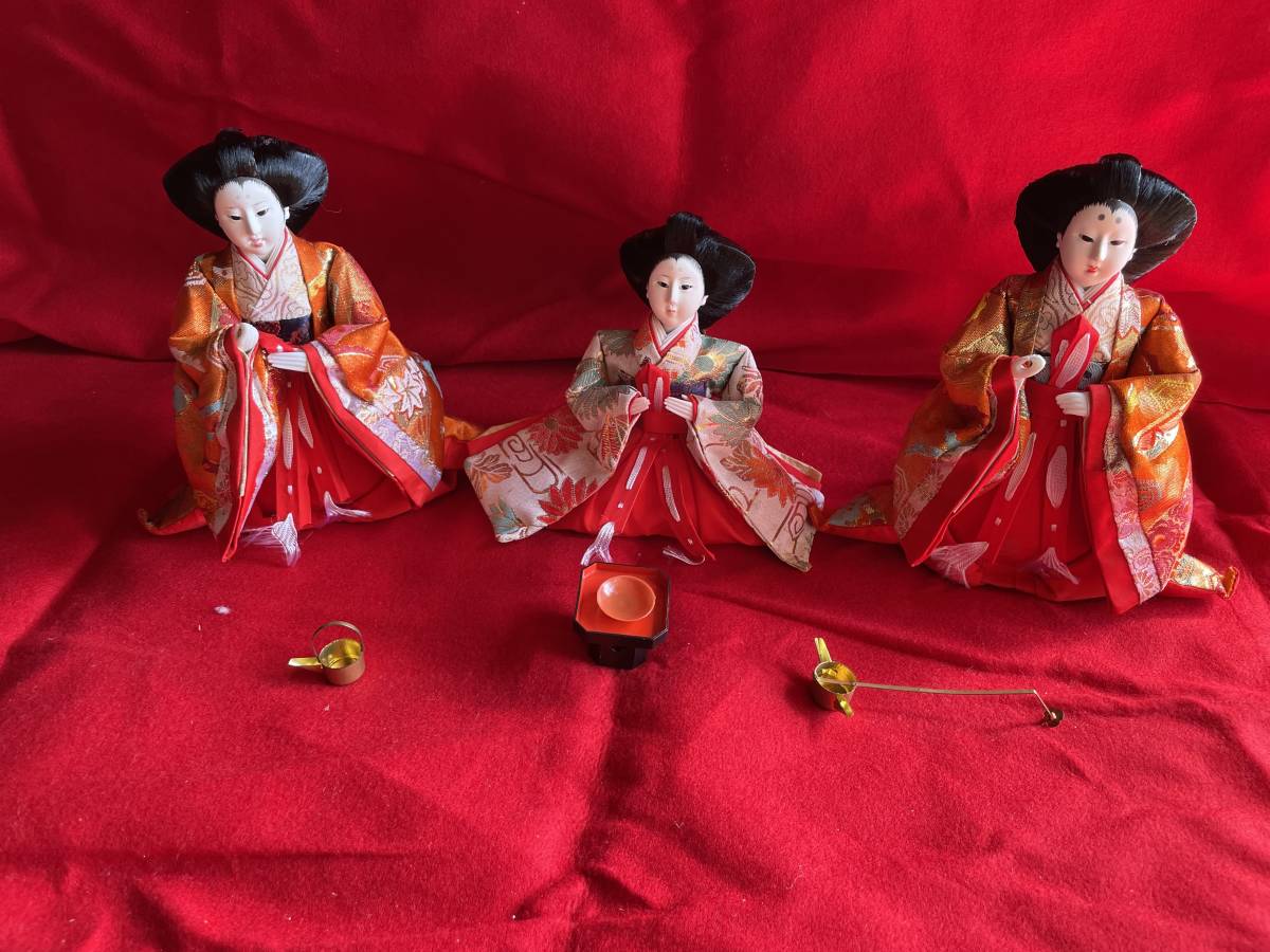 14496/旧家蔵出し品 時代物 古い雛人形 ひな人形 お雛様 め 14496/旧家蔵出し品 時代物 古い雛人形 ひな人形 お雛様 め
