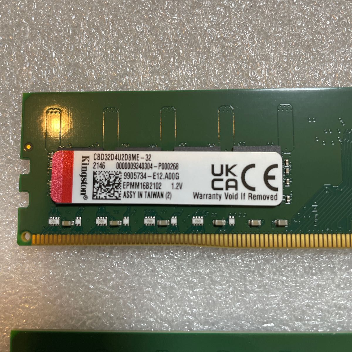 Kingston DDR4 3200 64GB (32GB x 2) デスクトップ用｜Yahoo!フリマ