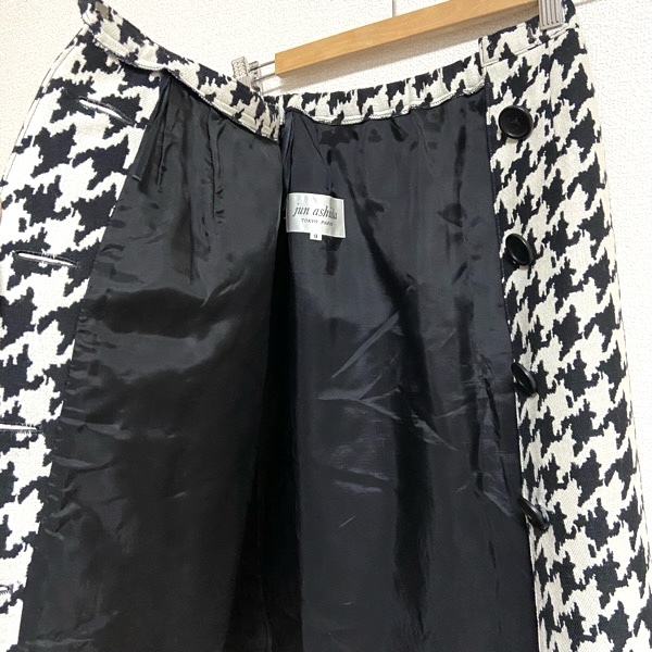 #wnc Jun asidajunashida юбка наматывать юбка 9 белый чёрный тысяч птица .. рисунок женский [802142]