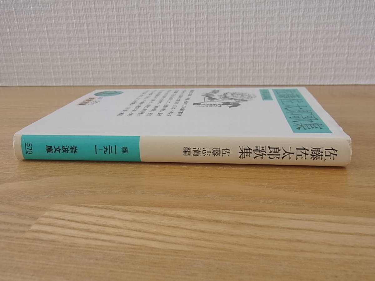 佐藤佐太郎歌集 佐藤志満 岩波文庫_画像7