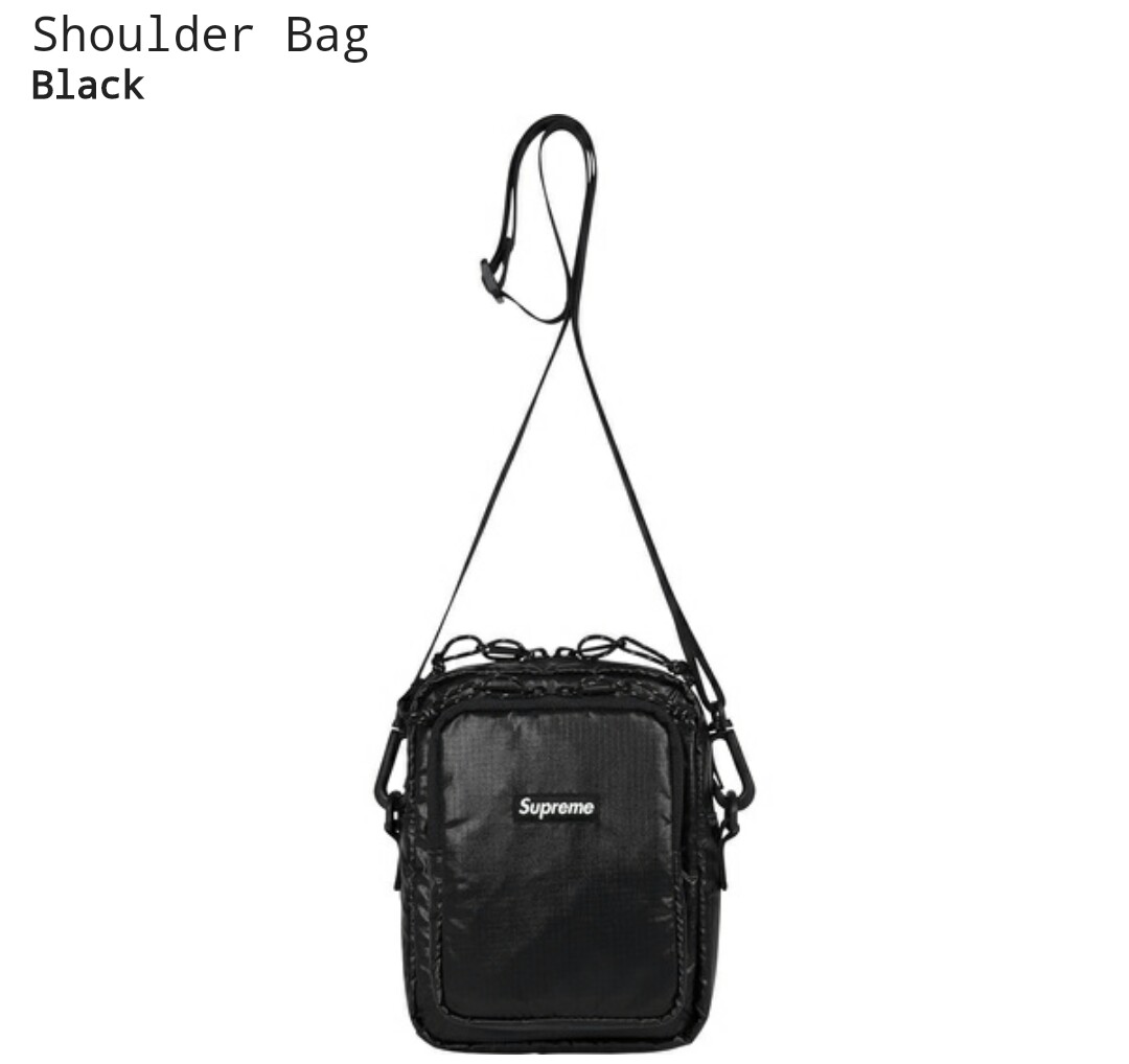 シュプリーム Shoulder Bag 新品未使用！国内正規品！ショルダー バッグ 黒 ボックスロゴ Box Supreme 17fw レアアイテム！_画像3