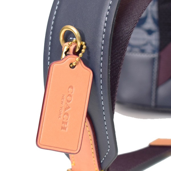 コーチ バッグ COACH シャンブレー カーフレザー シグネチャー