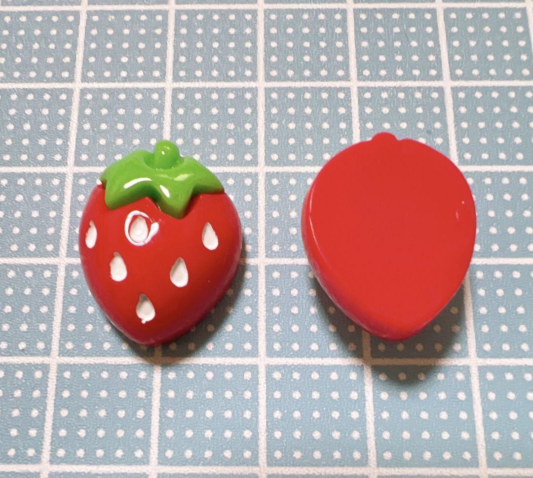  красный клубника 10 шт декоративные элементы пластиковые детали kaboshon фрукты 
