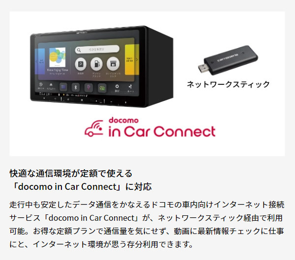 【取寄商品】カロッツェリア9V型楽ナビAVIC-RQ920-DCネットワークスティック同梱/フルセグ/Bluetooth/DVD/CD/HDMI入出力_画像4