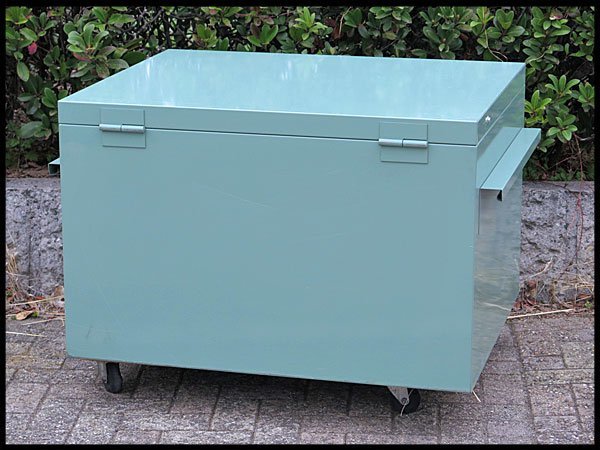 ^ beautiful goods! TRUSCO? large car tool box ( medium-sized dish none ) width 1005mm× depth 790mm chest box / tool chest / tool box / storage box 