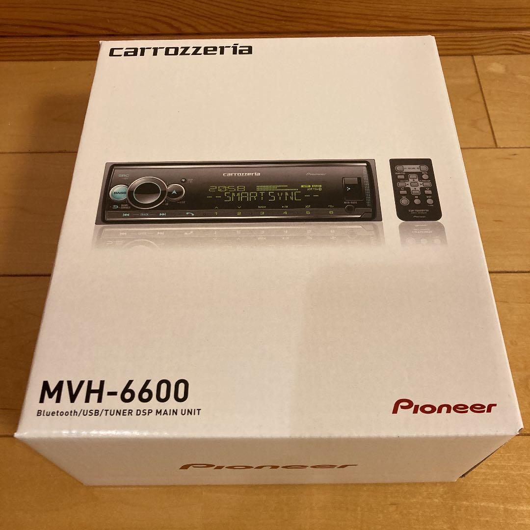 新品 正規品 カロッツェリア/パイオニア カーオーディオ 1DIN 【MVH-6600】 自動車 Bluetooth