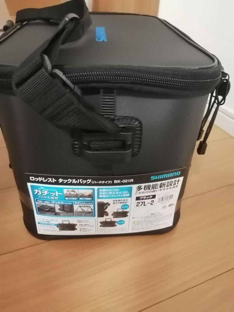 新品 シマノ(SHIMANO) タックルバッグ 27L 【BK-021R】 ロッドレスト