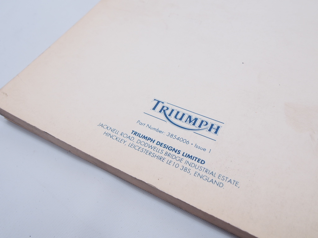 TRIUMPH Sprint каталог запчастей список запасных частей Triumph SPRINT