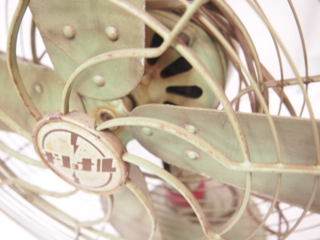 ナショナル製レトロ扇風機 割れ破損無し 昭和 タイプKH 1952年製 ビンテージ アンティーク_画像2