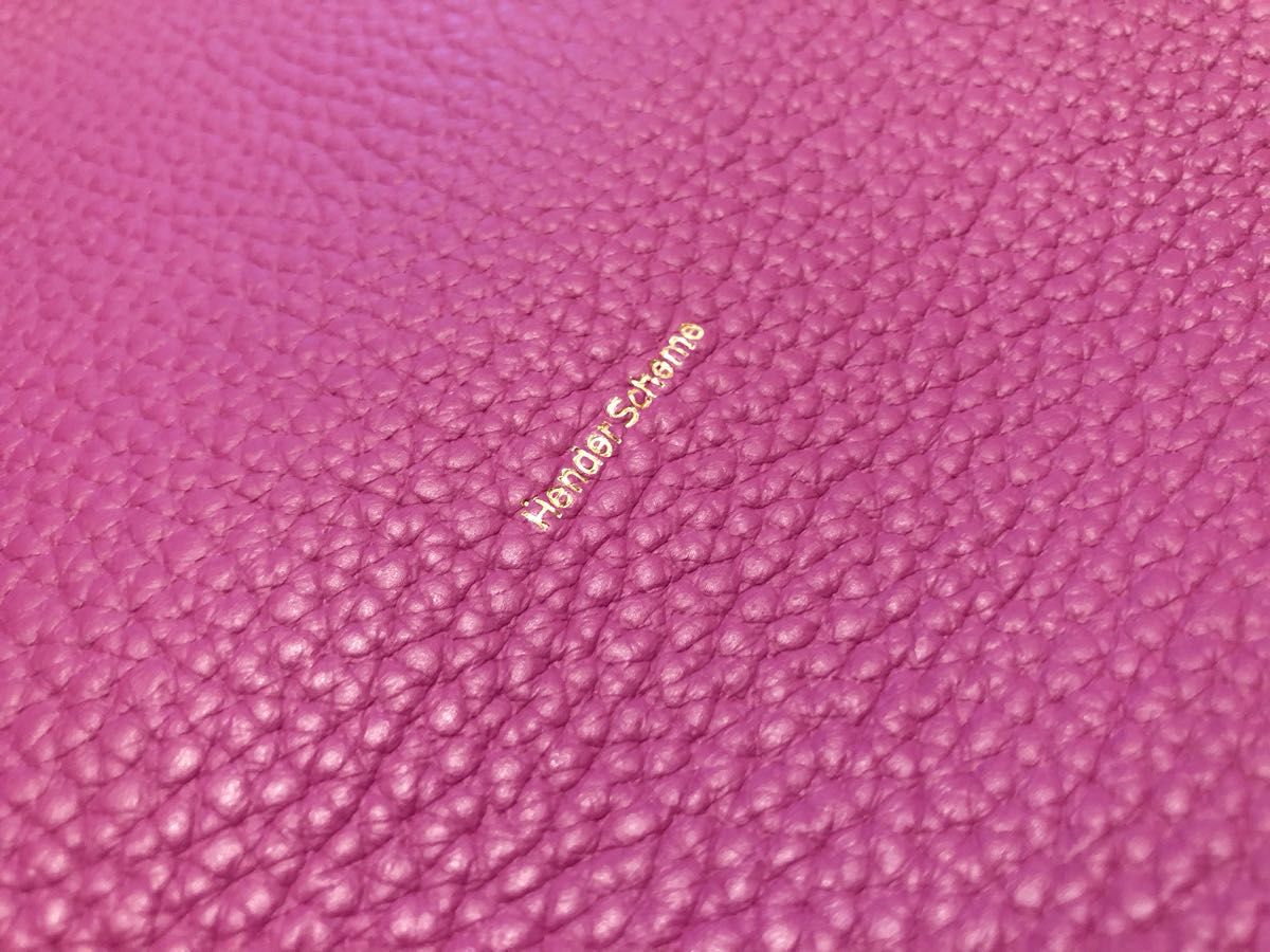 Hender Scheme paper bag big royal purple ペーパーバッグ ビッグ レザーバッグ パープル