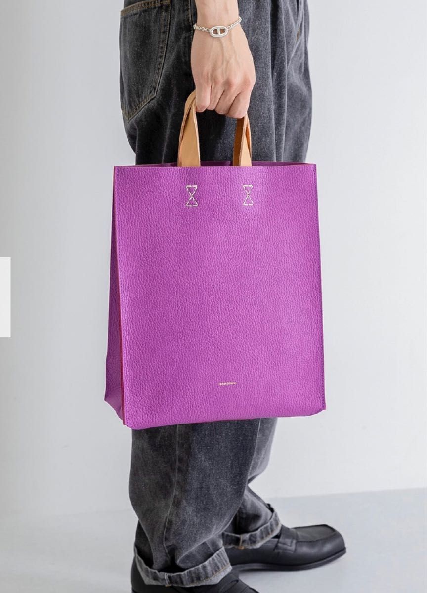 贈り物 Hender Scheme paper bag big royal purple - 通販