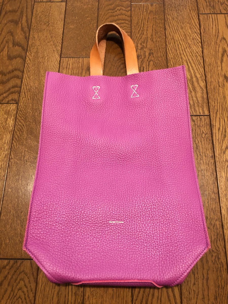 Hender Scheme paper bag big royal purple ペーパーバッグ ビッグ