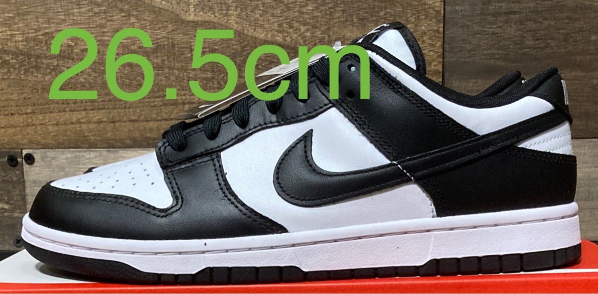 ナイキ ダンク ロー パンダ 26 5cm Nike Dunk Low RETRO Panda 黒タグ