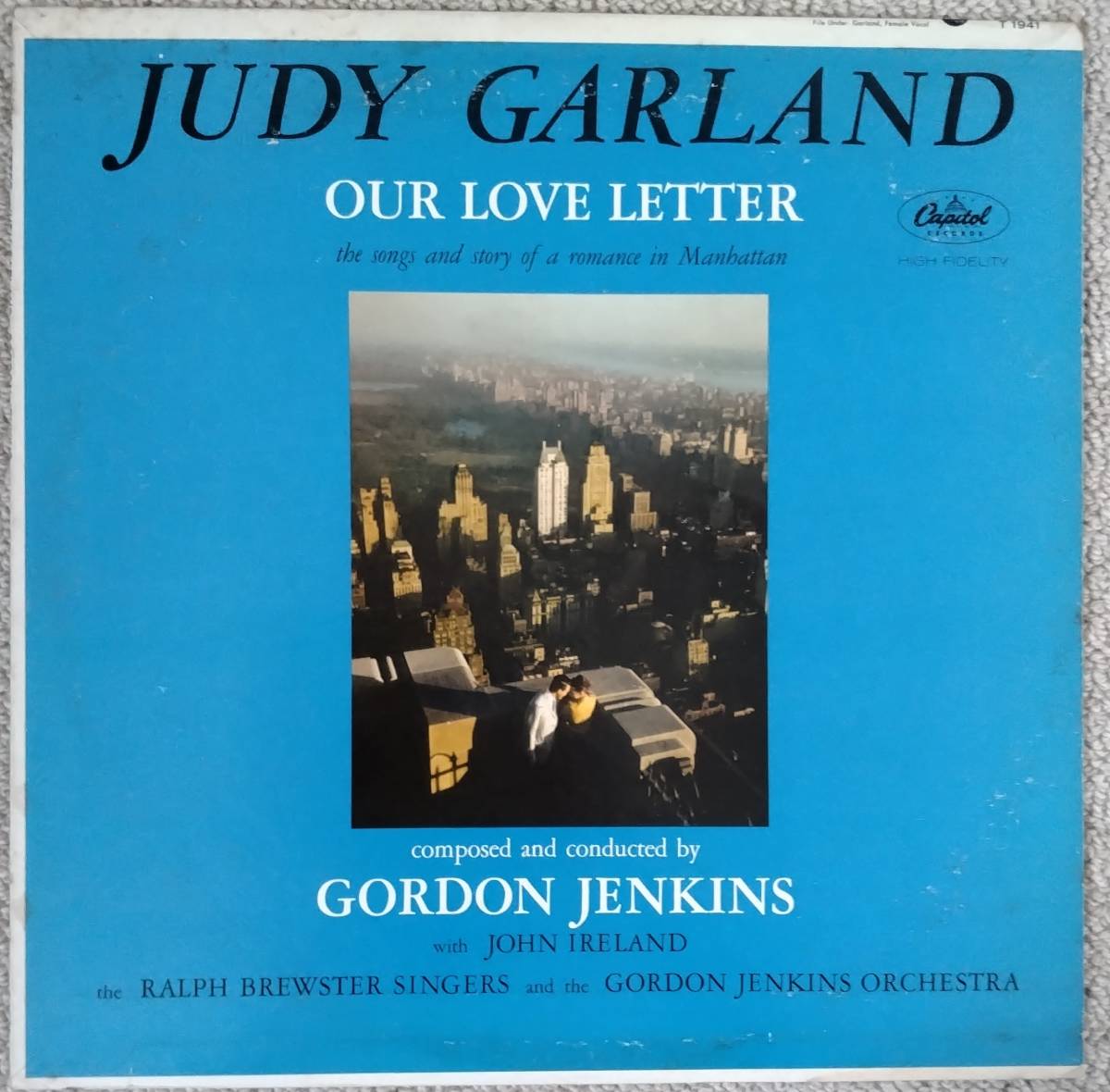 Judy Garland LP２枚セット / US盤 OUR LOVE LETTER + 国内盤 JUDY GARLAND IN CONCERT 超音波洗浄済　送料無料_画像1