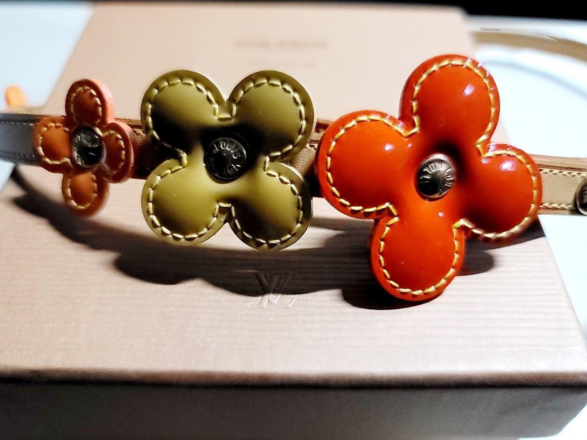 LOUISVUITTON】ルイヴィトン ベルト ヴェルニ レキシントン フラワー 3
