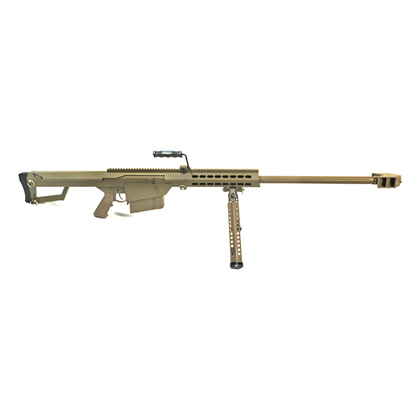 SNOW WOLF バレットM82A1 (対物ライフル) エアコッキング エアガン BARRETT FIREARMS ライセンス刻印ver デザートカラー_画像2