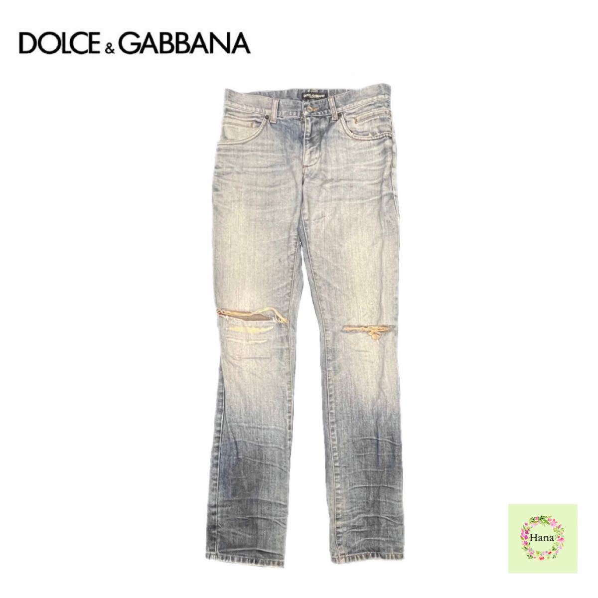 DOLCE&GABBANA SICILIAN ドルチェ&ガッバーナ パンツ VIA SAN DAMIANO.7 ジーンズ デニム ボトムス メンズ 中古