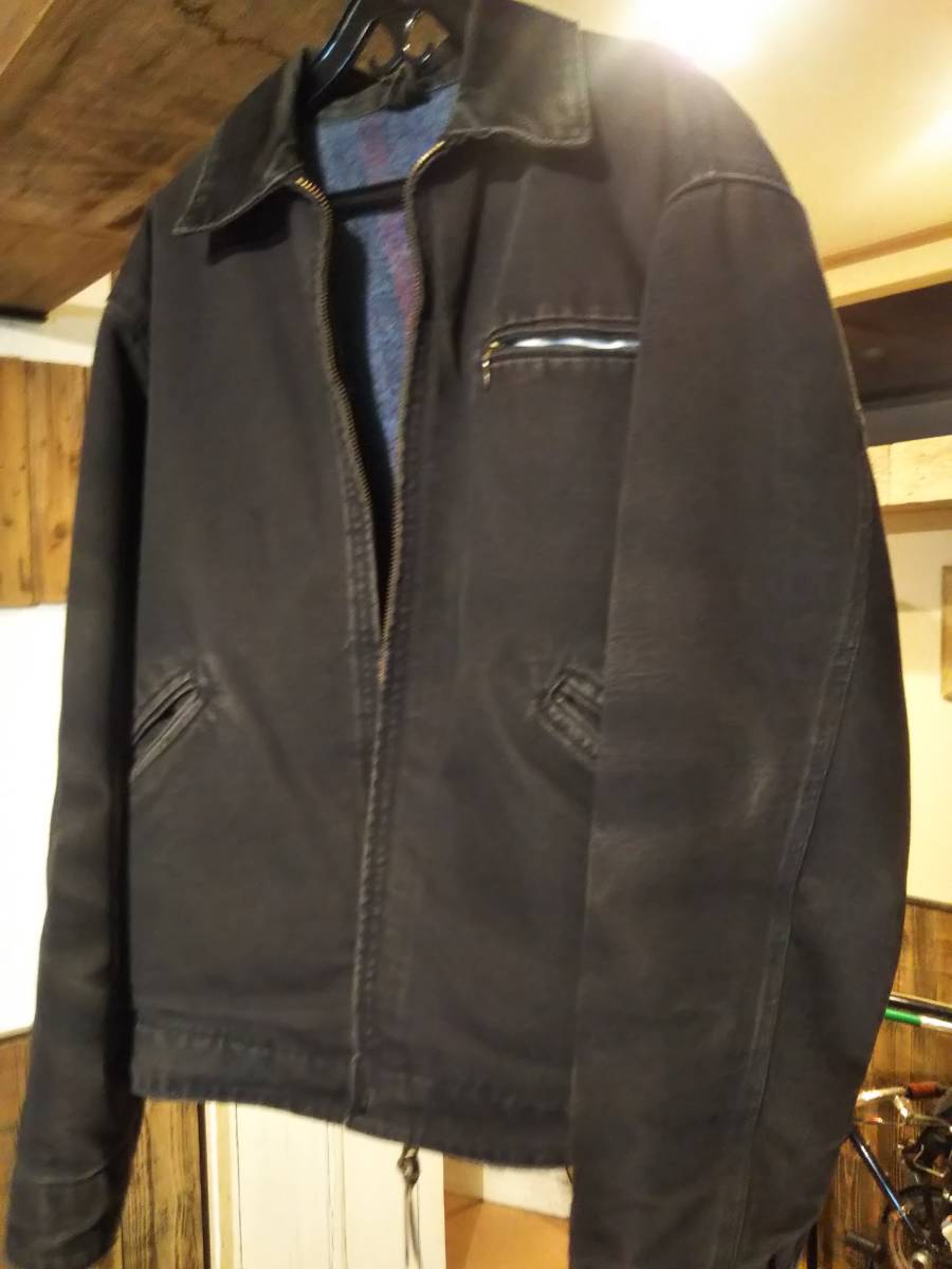 メッチャ】 carhartt カーハート デトロイト ワークジャケット 黒