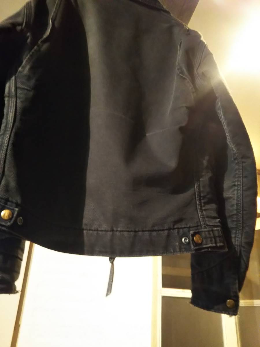 メッチャ】 carhartt カーハート デトロイト ワークジャケット 黒
