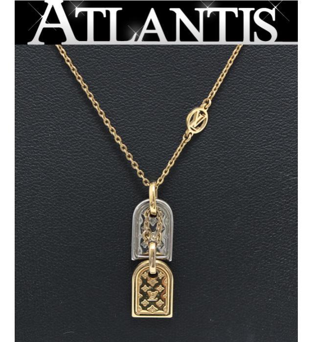 ルイヴィトン LOUIS VUITTON モノグラム ナノグラム ネックレス
