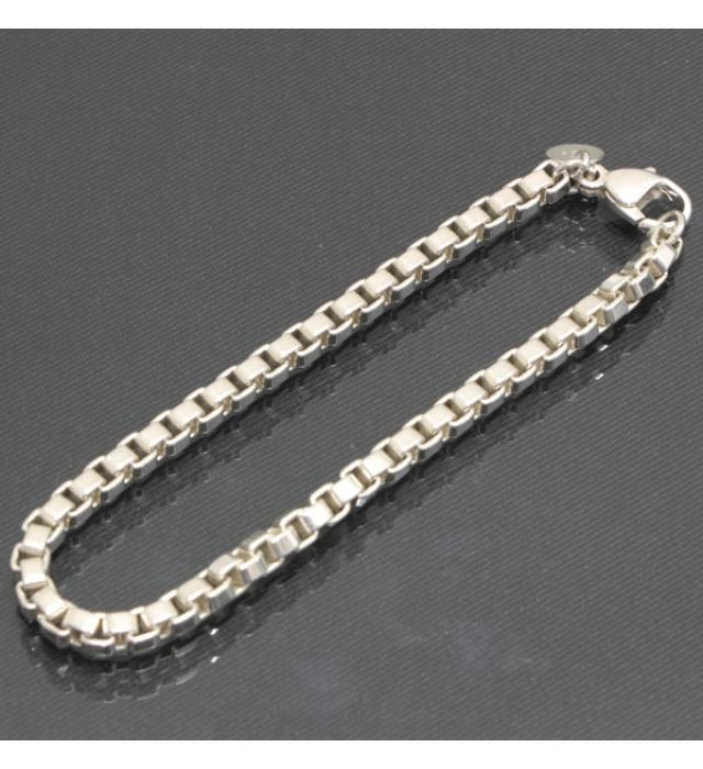 美品 ティファニー TIFFANYCO ベネチアン ブレスレット シルバー SV925