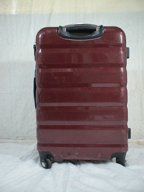 1714　GMS　赤　TSAロック付　鍵付　スーツケース　キャリケース　旅行用　ビジネストラベルバック_画像3