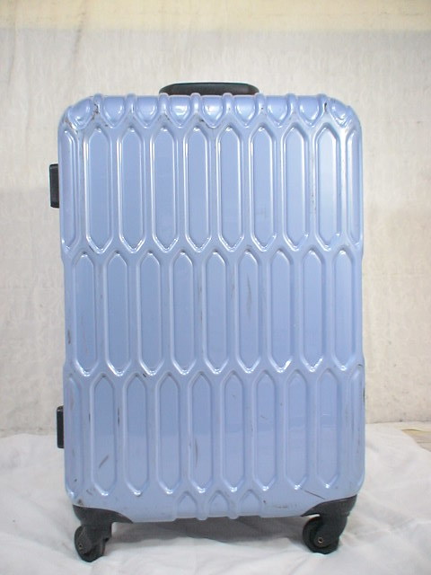 1660 水色 TSAロック付 鍵付 スーツケース キャリケース 旅行用 ビジネストラベルバックの画像1