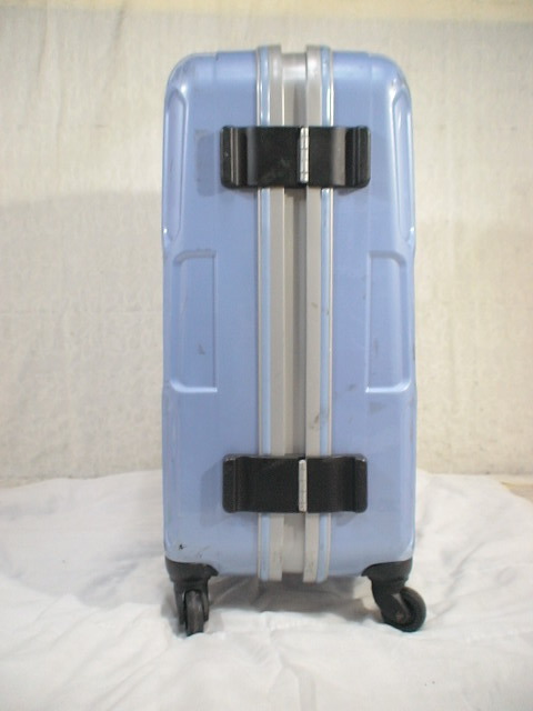 1660 水色 TSAロック付 鍵付 スーツケース キャリケース 旅行用 ビジネストラベルバックの画像4