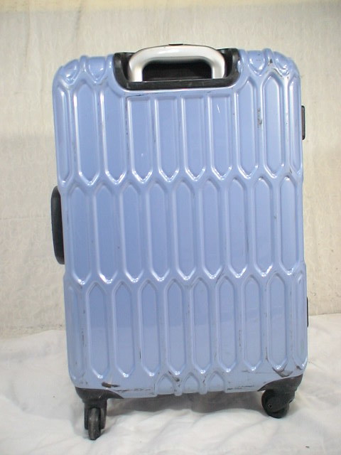 1660 水色 TSAロック付 鍵付 スーツケース キャリケース 旅行用 ビジネストラベルバックの画像3