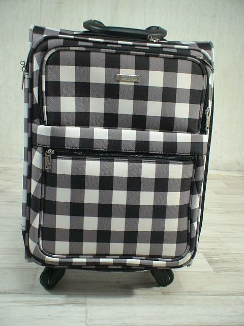 1961　ACTUS 黒ｘ白　鍵付き　スーツケース　キャリケース　旅行用　ビジネストラベルバック