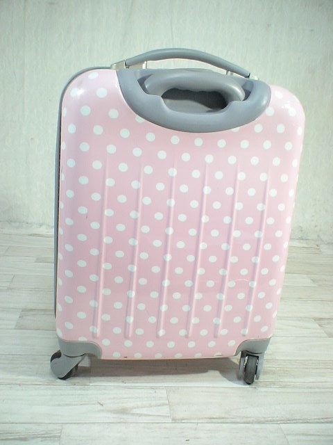 1989　ピンク　鍵付き　TSAロック付　スーツケース　キャリケース　旅行用　ビジネストラベルバック_画像2