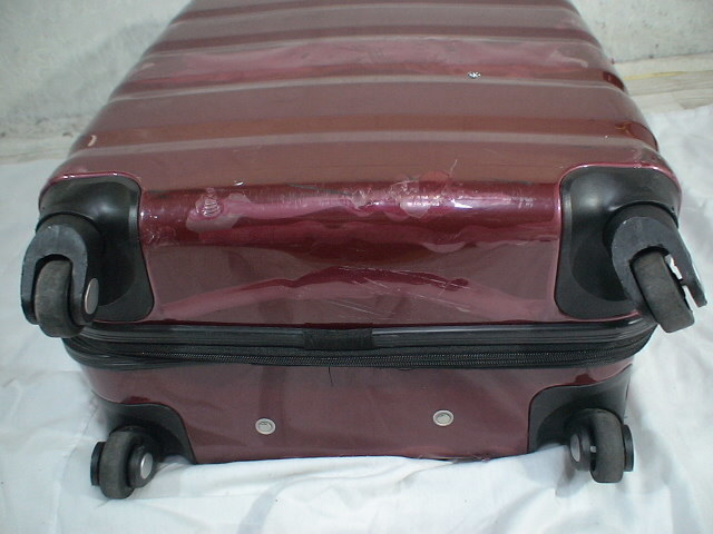 1714　GMS　赤　TSAロック付　鍵付　スーツケース　キャリケース　旅行用　ビジネストラベルバック_画像6