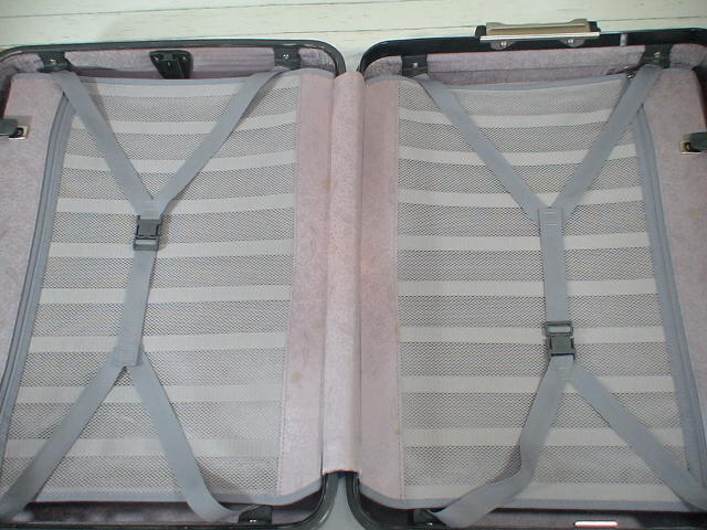 1780　サムソナイト　青　鍵付　スーツケース　キャリケース　旅行用　ビジネストラベルバック_画像10