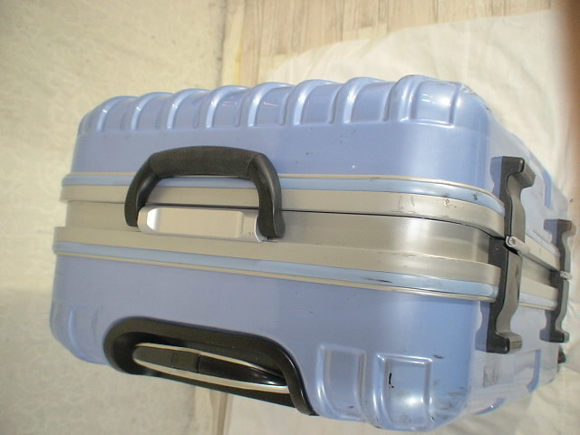 1660 水色 TSAロック付 鍵付 スーツケース キャリケース 旅行用 ビジネストラベルバックの画像5