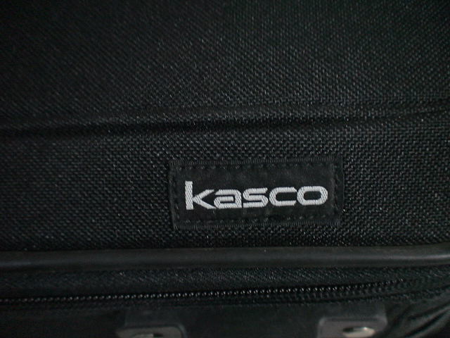 1676　Kasco　黒 　スーツケース　キャリケース　旅行用　ビジネストラベルバック_画像7