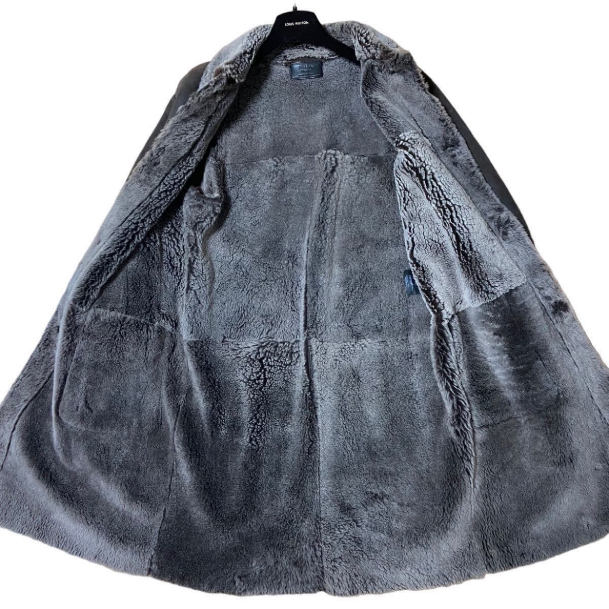 定価80万円超】PRADA プラダ ムートンコート ヴィンテージ 一点 定価80万円超】PRADA プラダ ムートンコート ヴィンテージ 一点