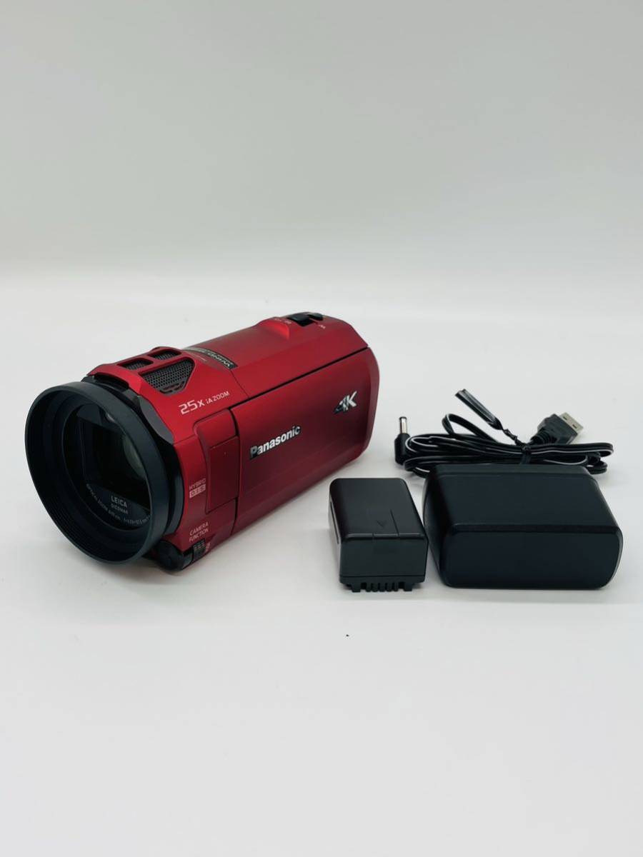 【美品】パナソニックPanasonic 4Kビデオカメラ HC-VX992M-R