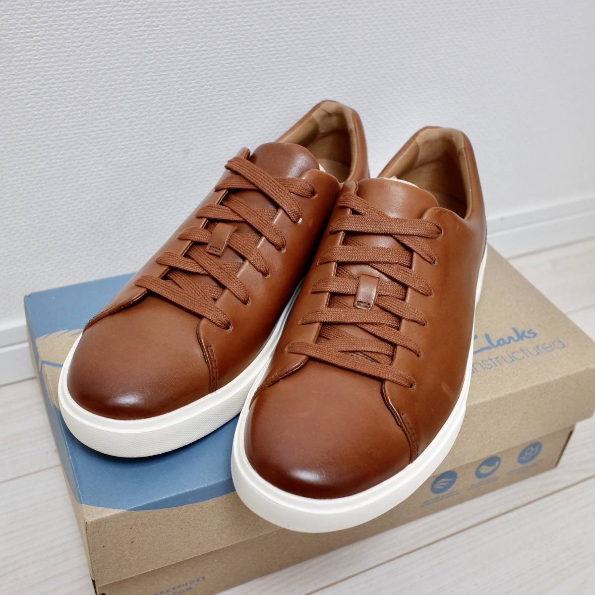 クラークス/clarks　UN COSTA LACE　オフィスカジュアル　新品未使用　茶_画像1