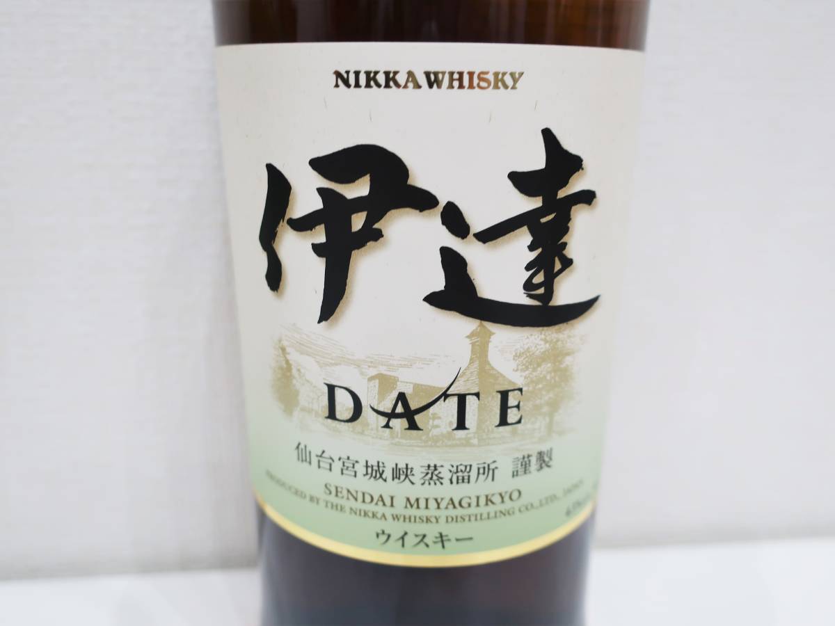 未開栓】NIKKA WHISKY ニッカ伊達仙台宮城峡蒸溜所ウイスキー 未開栓】NIKKA WHISKY ニッカ伊達仙台宮城峡蒸溜所ウイスキー
