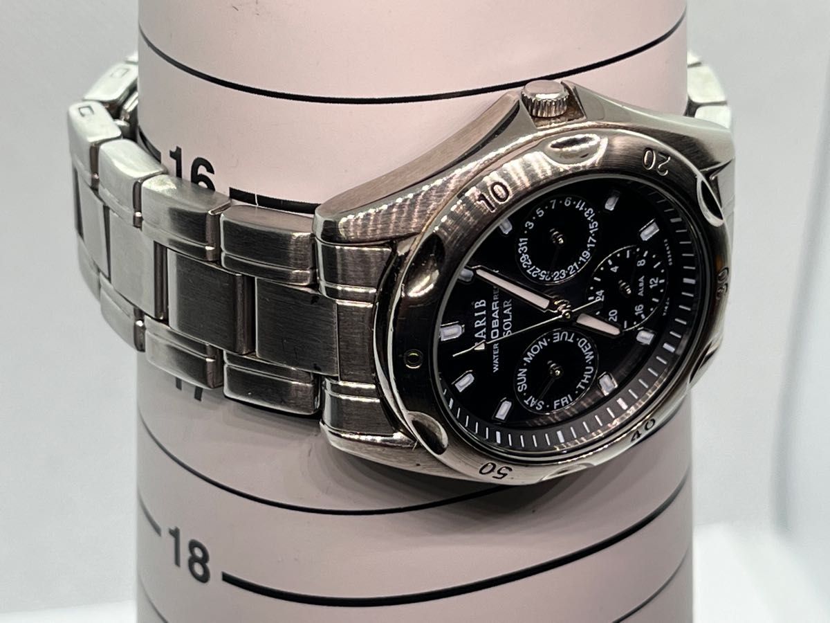 SEIKO セイコー ALBA アルバ CARIB カリブ SOLAR ソーラー腕時計 SEIKO セイコー ALBA アルバ CARIB カリブ SOLAR ソーラー腕時計