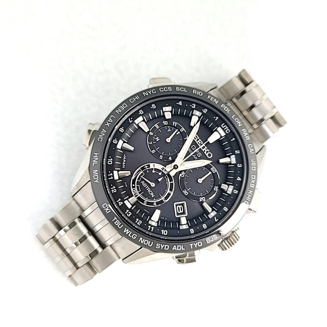 ☆【美品稼働品】セイコー SEIKO アストロン 箱/コマ5付 電波ソーラー