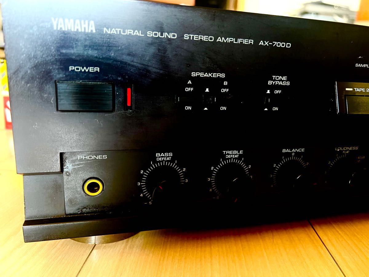 YAMAHA AX-700D 通電確認しかしていませんのでジャンク扱いで出品です。
