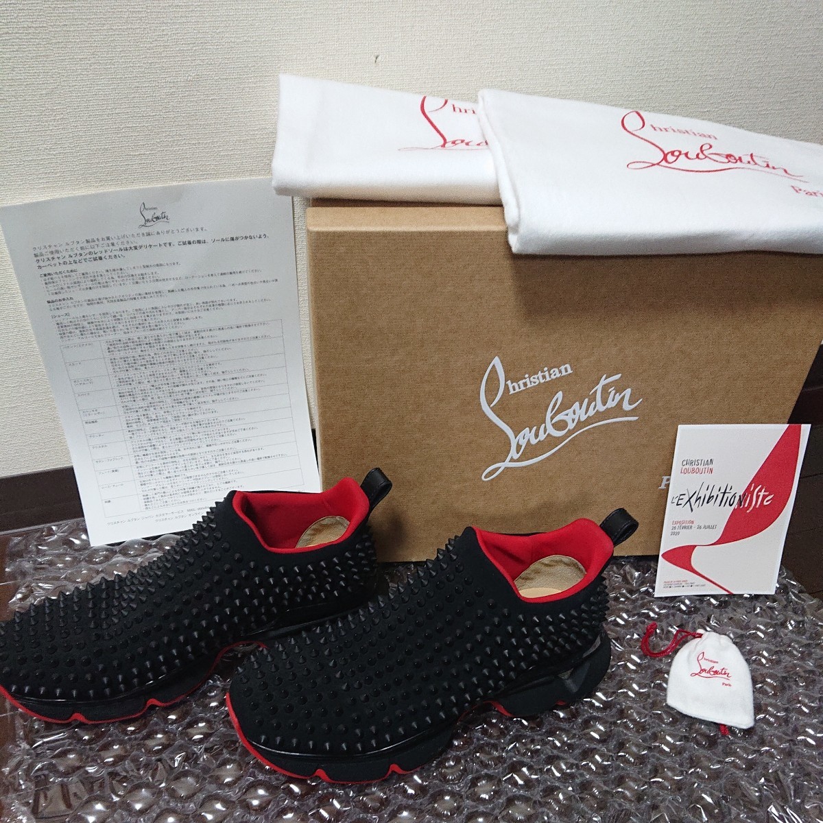☆ルブタン SPIKE-SOCK スパイクソック 41.5 美品 付属品有☆ | inmano