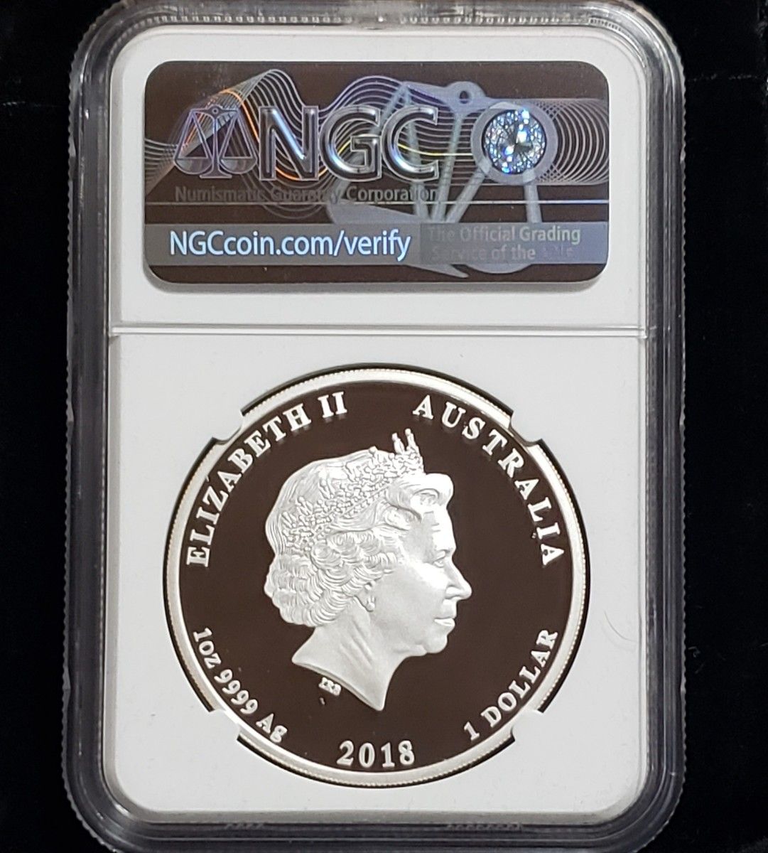 最高鑑定 NGC PF70 製造初日鑑定品 2018年 新品未使用品『龍